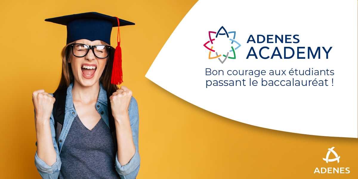 Read more about the article #AdenesFamily – In this week of baccalaureate specialty tests, the entire ADENES Group wishes the 2023 baccalaureate students much courage. 🎓